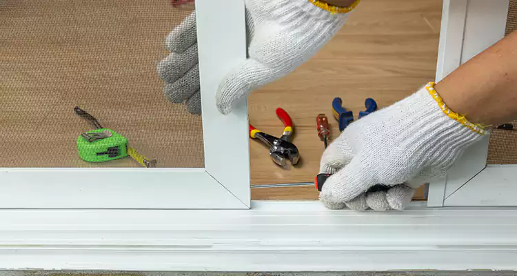 Sliding Glass Door Off Rails Repair in Palm City, FL